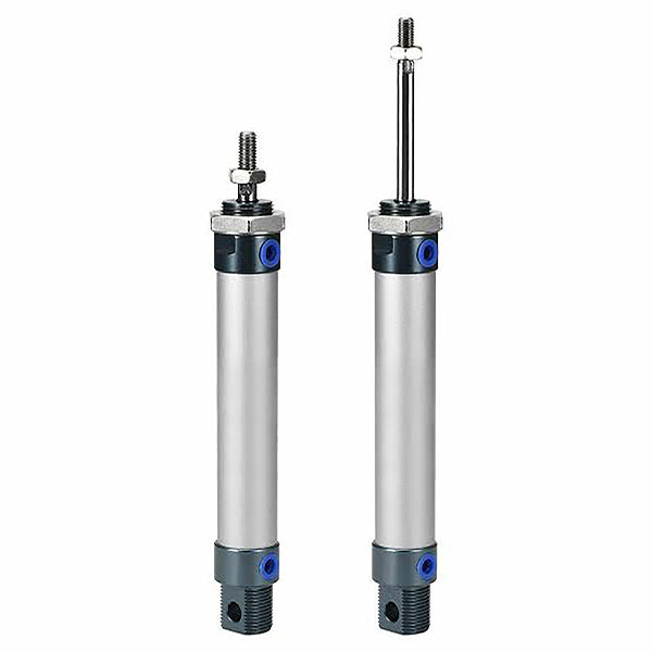 Minicylinder ze stopu aluminium serii MAL